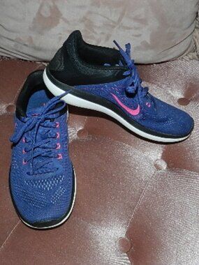 Nike Flex 2016 Black Dark Purple Dust Pink Blast 830751-500 Shoes - Women's 7